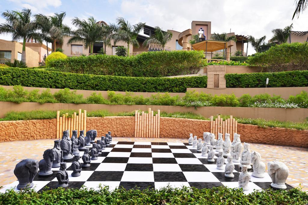 The Corinthians Resort And Club Pune Exterior foto The resort's giant chess board